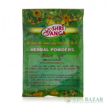 Амла Чурна (Amla Churna) антиоксидант, 100 гр, Шри Ганга (Shri Ganga) фото