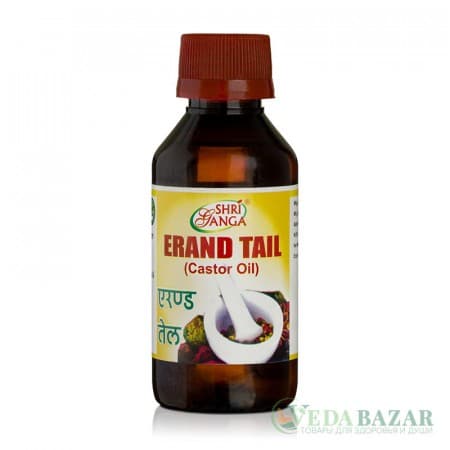 Касторовое масло (Erand Tail), 100 мл, Шри Ганга (Shri Ganga) фото