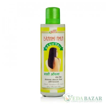 Брахми Амла Кеш Тайл (Brahmi Amla Kesh Tail) масло для волос, 200 мл, Шри Ганга (Shri Ganga) фото
