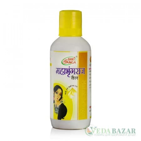 Махабрингарадж (Mahabhringraj) масло для волос, 200 мл, Шри Ганга (Shri Ganga) фото