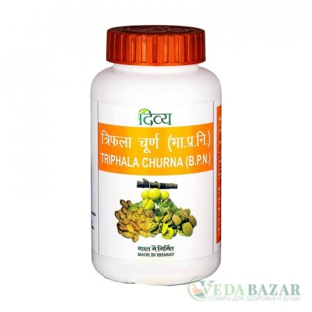 Трифала Чурна (Triphala Churna), 100 гр, Патанджали (Patanjali) фото