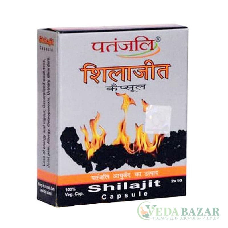 Шиладжит (Shilajit) индийское мумие, 20 кап, Патанджали (Patanjali) фото