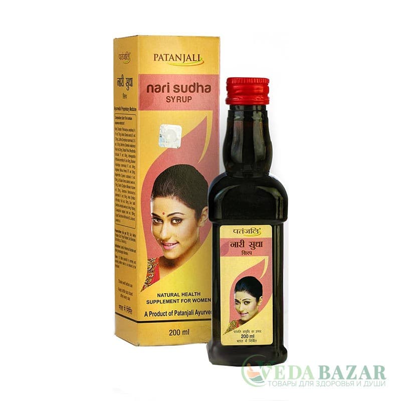 Сироп Нари Шудха (Nari Sudha Syrup) для женского здоровья, 200 мл, Патанджали (Patanjali) фото