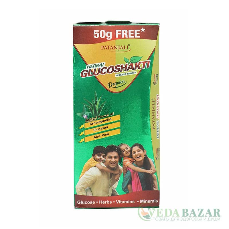 Глюкошакти (Glucoshakti) энергетический тоник, 125 гр, Патанджали (Patanjali) фото