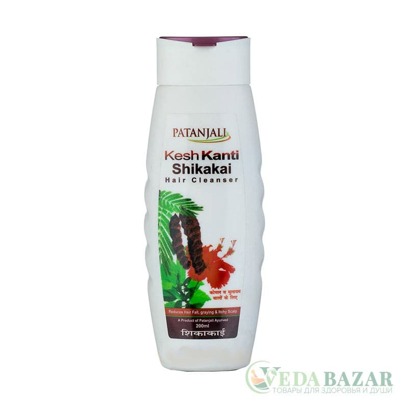 Шампунь для волос Шикакай Кеш Канти (Kesh Кanti Shikakai Hair Cleanser), 200 мл, Патанджали (Patanjali) фото
