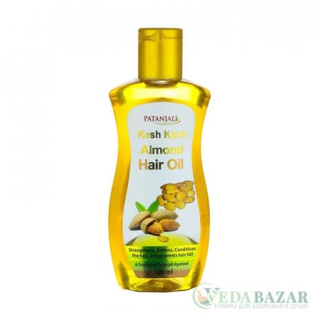 Масло миндальное для волос (Almond Hair Oil Kesh Kanti), 100 мл, Патанджали (Patanjali) фото