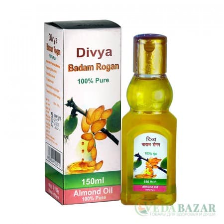 Масло миндальное Дивья Бадам Роган (Divya Badam Rogan Almond Oil), 150 мл, Патанджали (Patanjali) фото