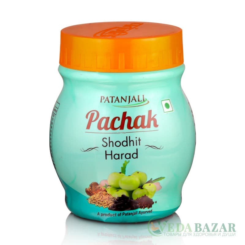Пачак Шодхит Харад (Pachak Shodhit Harad) желудочно-кишечные расстройства, 100 гр, Патанджали (Patanjali) фото
