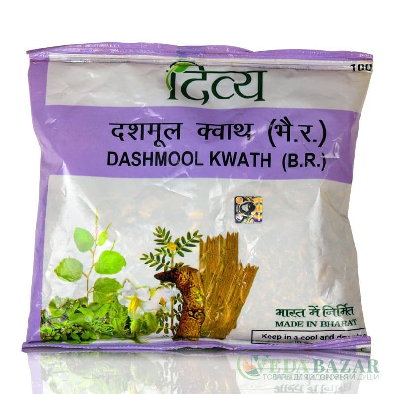 Аюрведический чай Дашмул Кватх (Dashmool Kwath), 100 гр, Патанджали (Patanjali) фото