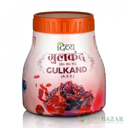 Гульканд (Gulkand) джем из лепестков роз, 400 гр, Патанджали (Patanjali) фото