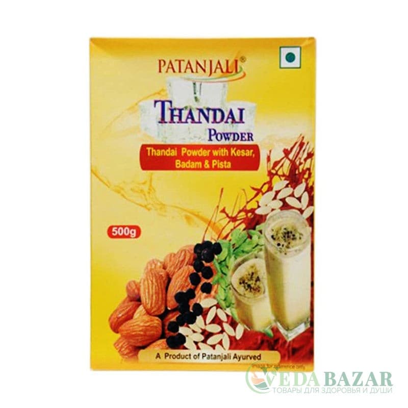 Смесь для молока (Thandai Powder), 500 гр, Патанджали (Patanjali) фото