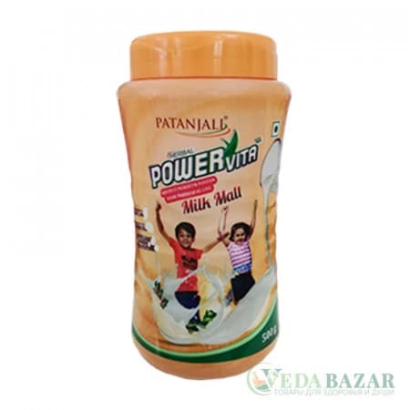 Смесь для коктейлей (Herbal Power Vita Milk Malt), 500 гр, Патанджали (Patanjali) фото