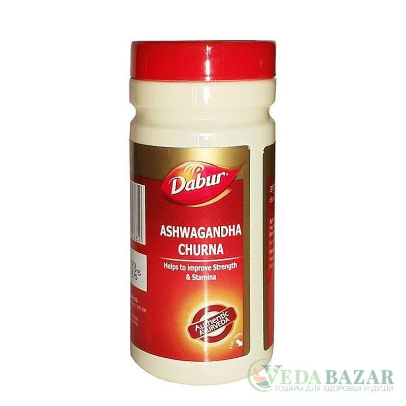 Ашвагандха Чурна (Ashvagandha Churna), 60 гр, Дабур (Dabur) фото