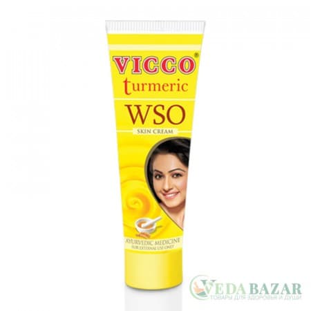 Крем с Куркумой от Прыщей Турмерик (Turmeric Skin Cream), 30 Гр, ВИККО (VICCO) фото