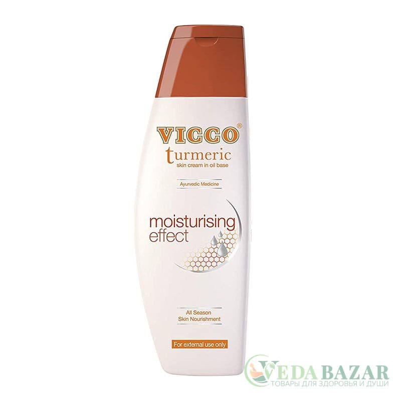 Крем увлажняющий с куркумой Турмерик (Turmeric Cream with Moisturising Effect), 100 гр, ВИККО (VICCO) фото