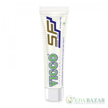 Зубная паста Ваджраданти без сахара (Vajradanti SF Paste), 100 гр, ВИККО (VICCO) фото