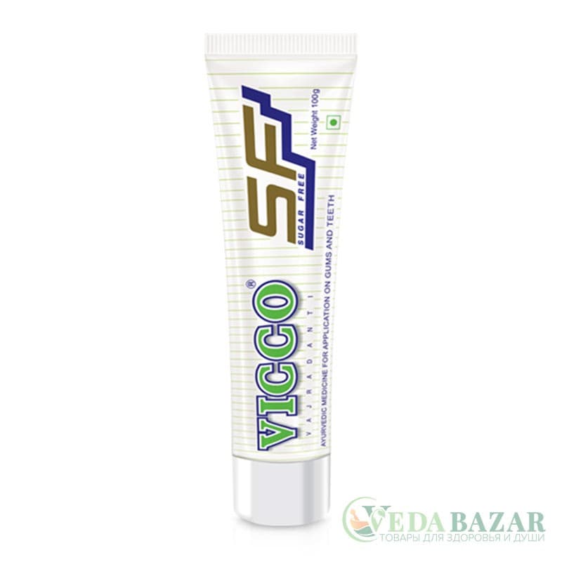 Зубная паста Ваджраданти без сахара (Vajradanti SF Paste), 100 гр, ВИККО (VICCO) фото