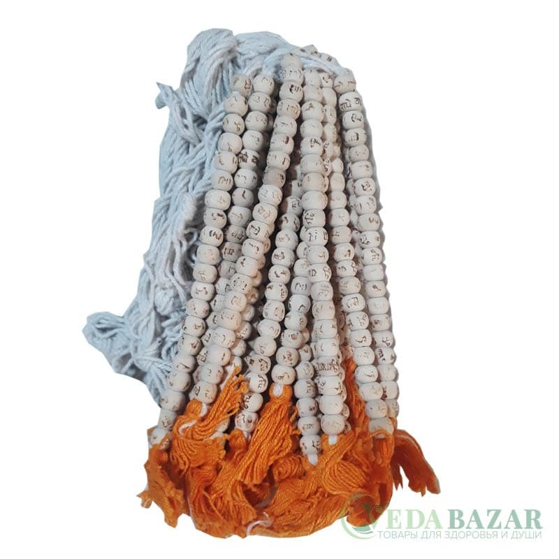 Счетчик для джапы дерево с мантрами (Japa Counter Wood with Mantras), 1 шт, ВедаБазар (VedaBazar) фото