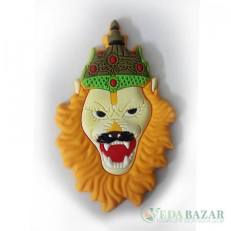 Магнит резиновый Нрисимхадев (Magnet Nrisimhadev), 9 см, ВедаБазар (VedaBazar) фото