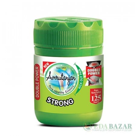 Бальзам Стронг обезболивающий Двойная Сила (Strong Pain Balm Double Power), 50 мл, Амрутанджан (Amrutanjan) фото