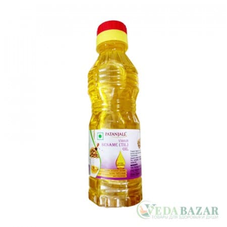 Масло Кунжутное (Sesame Oil), 200 мл, Патанджали (Patanjali) фото