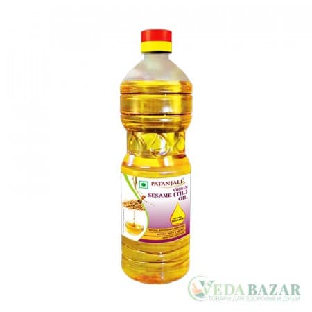Масло Кунжутное (Sesame Oil), 1 л, Патанджали (Patanjali) фото