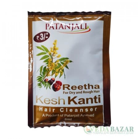Шампунь Ритха (Kesh Kanti Reetha Shampoo), 8 мл, Патанджали (Patanjali) фото