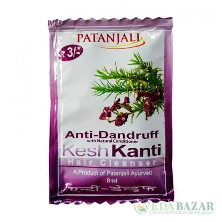 Шампунь Молочный Протеин (Kesh Kanti Milk Protein Shampoo), 8 мл, Патанджали (Patanjali) фото