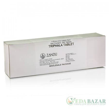 Трифала (Triphala), 240 таб, Занду (Zandu) фото