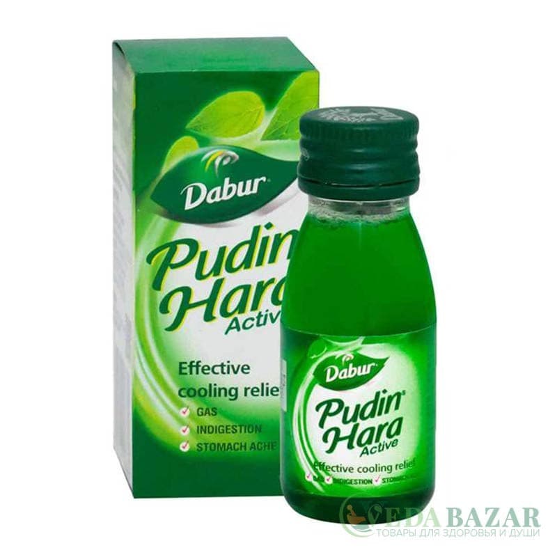 Пудина Хара (Pudina Hara) при болях в животе, 30 мл, Дабур (Dabur) фото