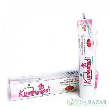 Омолаживающий крем Кумкумади (Kumkumadi Cream) для всех типов кожи, 20 гр, Нагаржуна (Nagarjuna) фото
