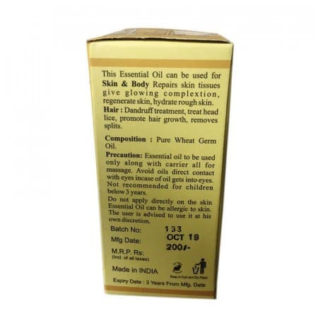 Эфирное масло Кхади Пророщенная Пшеница, 10 мл, Кхади Ришикеш фото