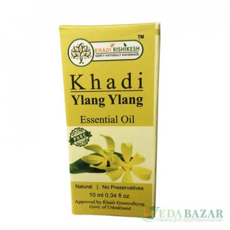 Эфирное масло Кхади Иланг Иланг (Khadi Yland Ylang), 10 мл, Кхади Ришикеш (Khadi Rishikesh) фото