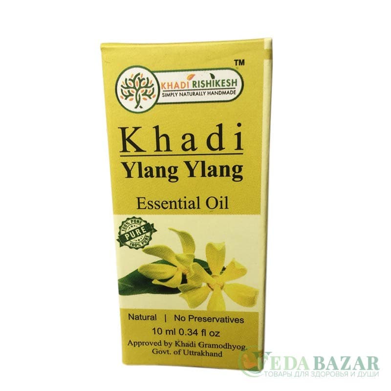 Эфирное масло Кхади Иланг Иланг (Khadi Yland Ylang), 10 мл, Кхади Ришикеш (Khadi Rishikesh) фото