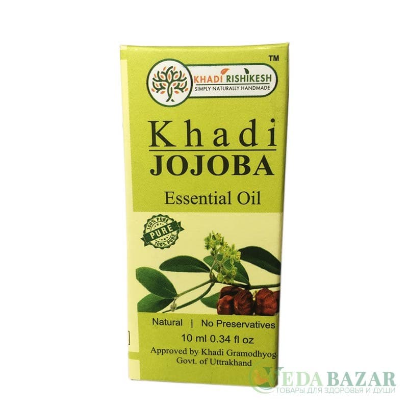 Эфирное масло Кхади Жожоба (Khadi Jojoba), 10 мл, Кхади Ришикеш (Khadi Rishikesh) фото