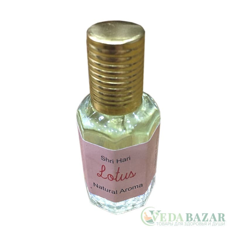 Натуральное парфюмерное масло Лотос, 10 мл, Шри Хари (Shri Hari) фото