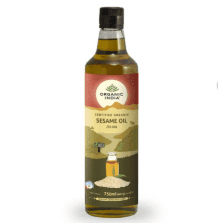 Органическое кунжутное масло (Organic Sesame Oil), 750 мл, Органик Индия (Organic India) фото