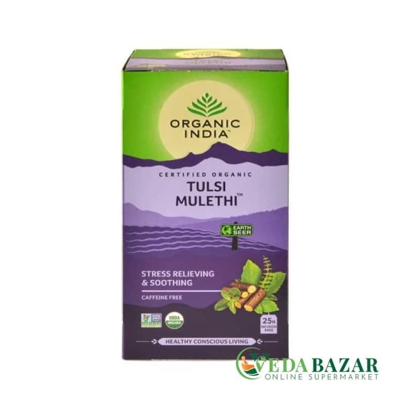 Туласи Мулети (Tulsi Mulethi), 25шт, Органик Индия (Organic India) фото