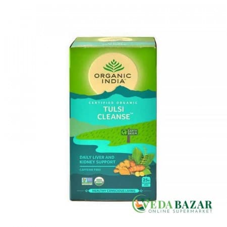 Туласи чистящий (Tulsi Cleanse), 25 шт, Органик Индия (Organic India) фото
