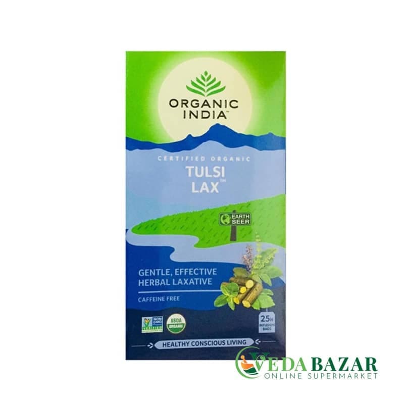 Туласи Слабительный настой (Tulsi Lax), 25 шт, Органик Индия (Organic India) фото