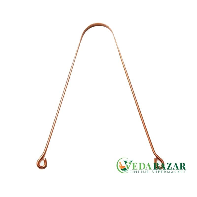 Языкочистка медная (Сopper tongue cleaner), Ведабазар (Vedabazar) фото