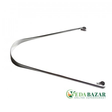 Языкочистка стальная (Steel tongue cleaner), Ведабазар (Vedabazar) фото