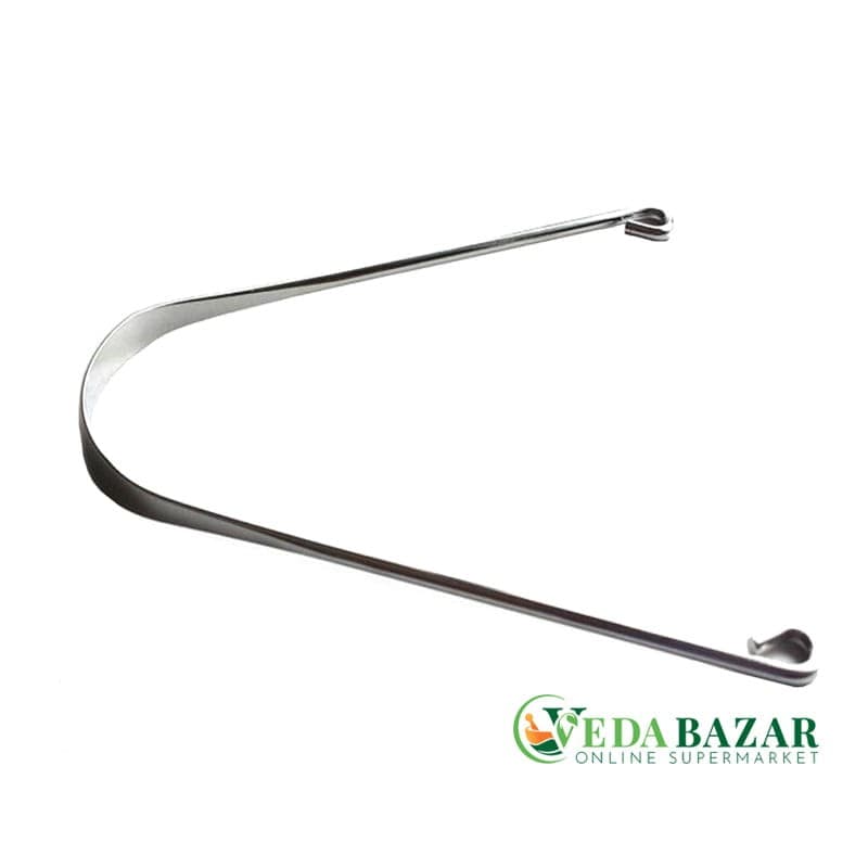Языкочистка стальная (Steel tongue cleaner), Ведабазар (Vedabazar) фото