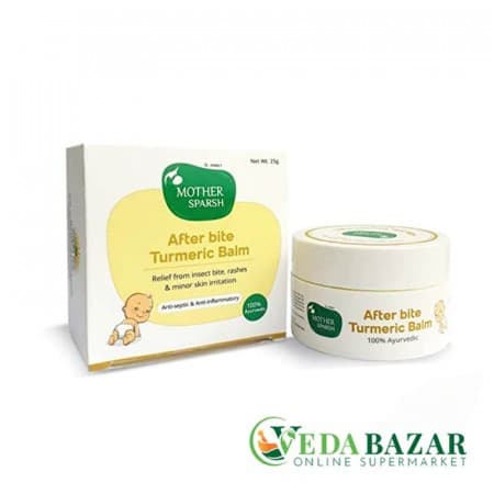 Бальзам с куркумой от укусов комаров (Turmeric Balm for Rashes and Mosquito Bites), 25 гр, Мазер Спарш фото