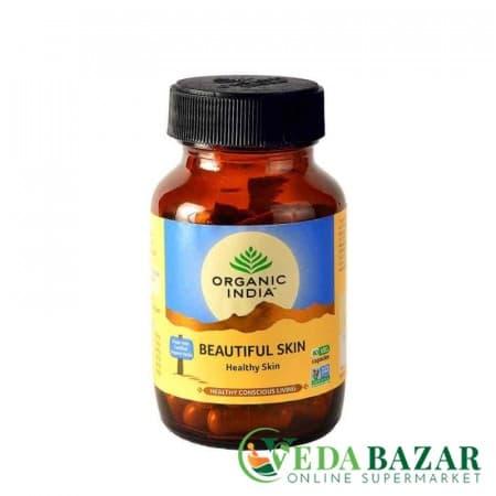 Бьютифул Скин, красивая кожа (Beautiful Skin), 60 кап, Органик Индия (Organic India) фото