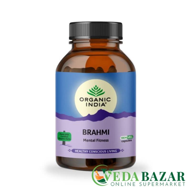 Брахми (Brahmi), 180 кап, Органик Индия (Organic India) фото