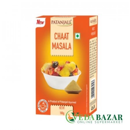 Чаат масала (Chaat masala),100 гр, Патанджали (Patanjali) фото