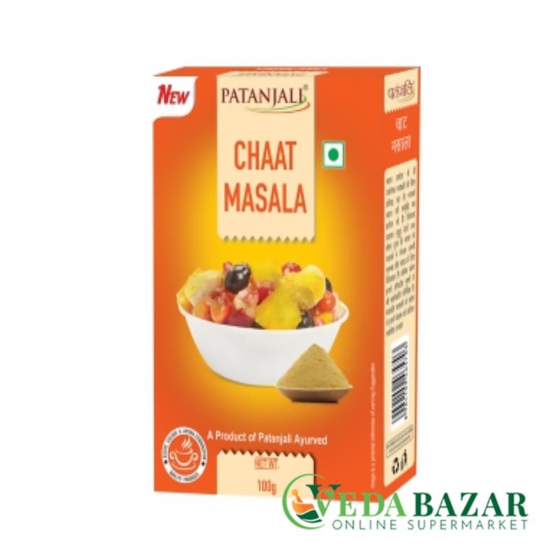 Чаат масала (Chaat masala),100 гр, Патанджали (Patanjali) фото