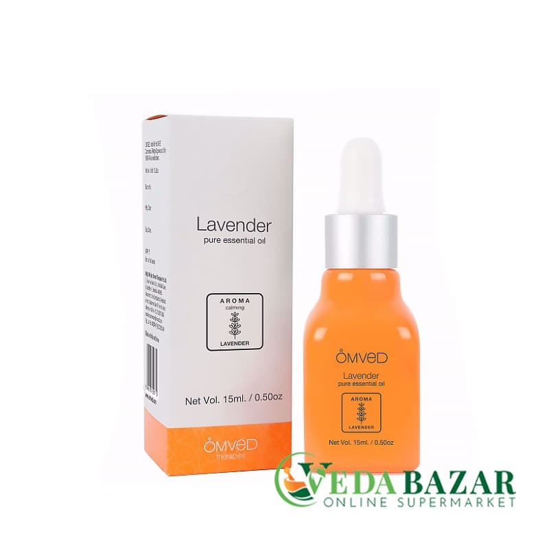 Чистое эфирное масло Лаванды (Lavender Pure Essential Oil), 15 мл, Омвед терапис (Omved therapies) фото