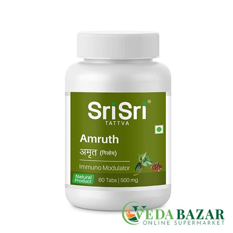 Амрут - Иммуномодулятор, 60 таб. (упаковка из 2 шт.) (Amruth - Immuno Modulator), 500 мг,  Шри Шри Таттва (Sri Sri Tattva) фото